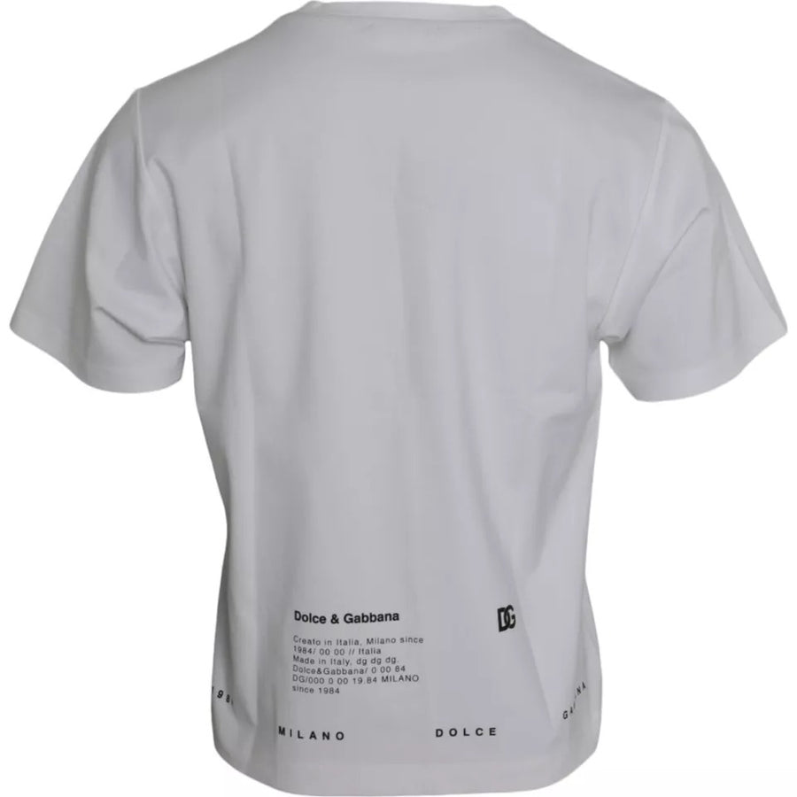 Dolce & Gabbana 59% Cotton t-shirt in white