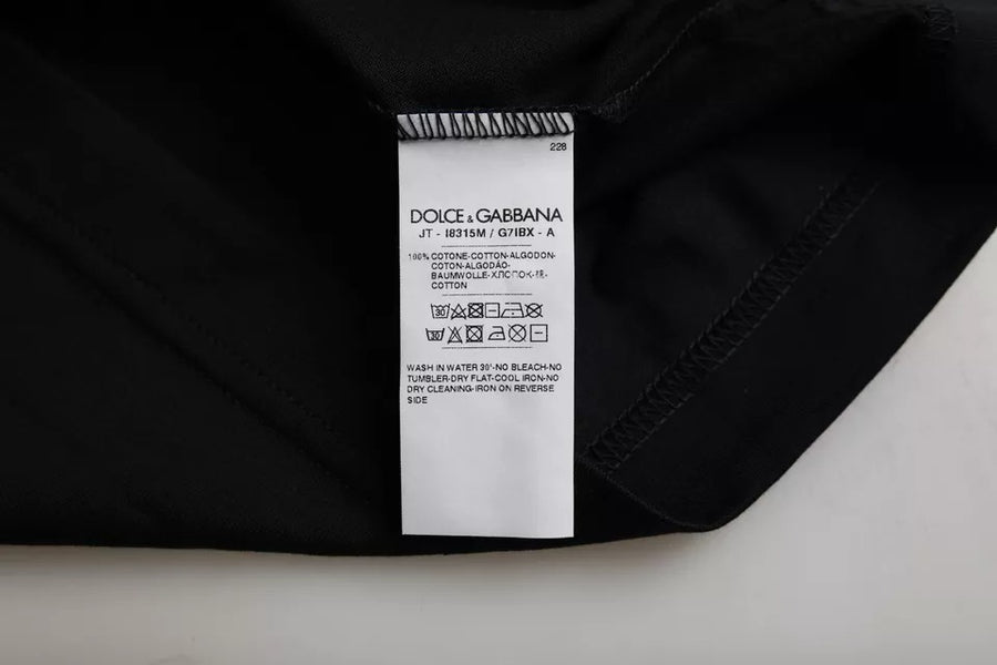Dolce & Gabbana 100% Cotton t-shirt in black