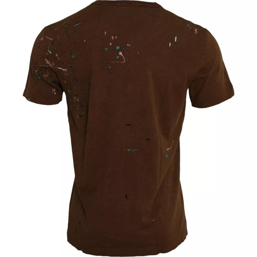 Dolce & Gabbana 100% Cotton t-shirt in brown