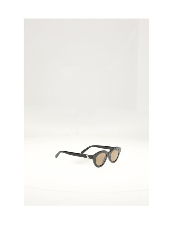 Sunglasses Triomphe Mini 01 Black Acetate