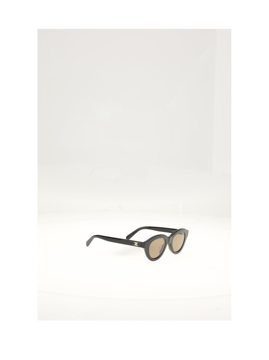 Sunglasses Triomphe Mini 01 Black Acetate