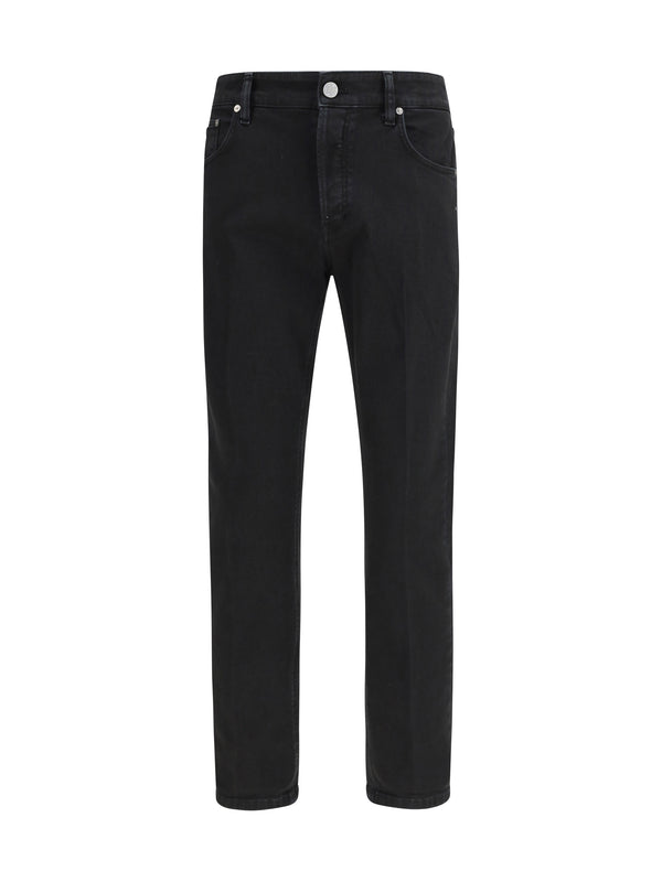 Denim Pants Reggae Black Cotton Jean