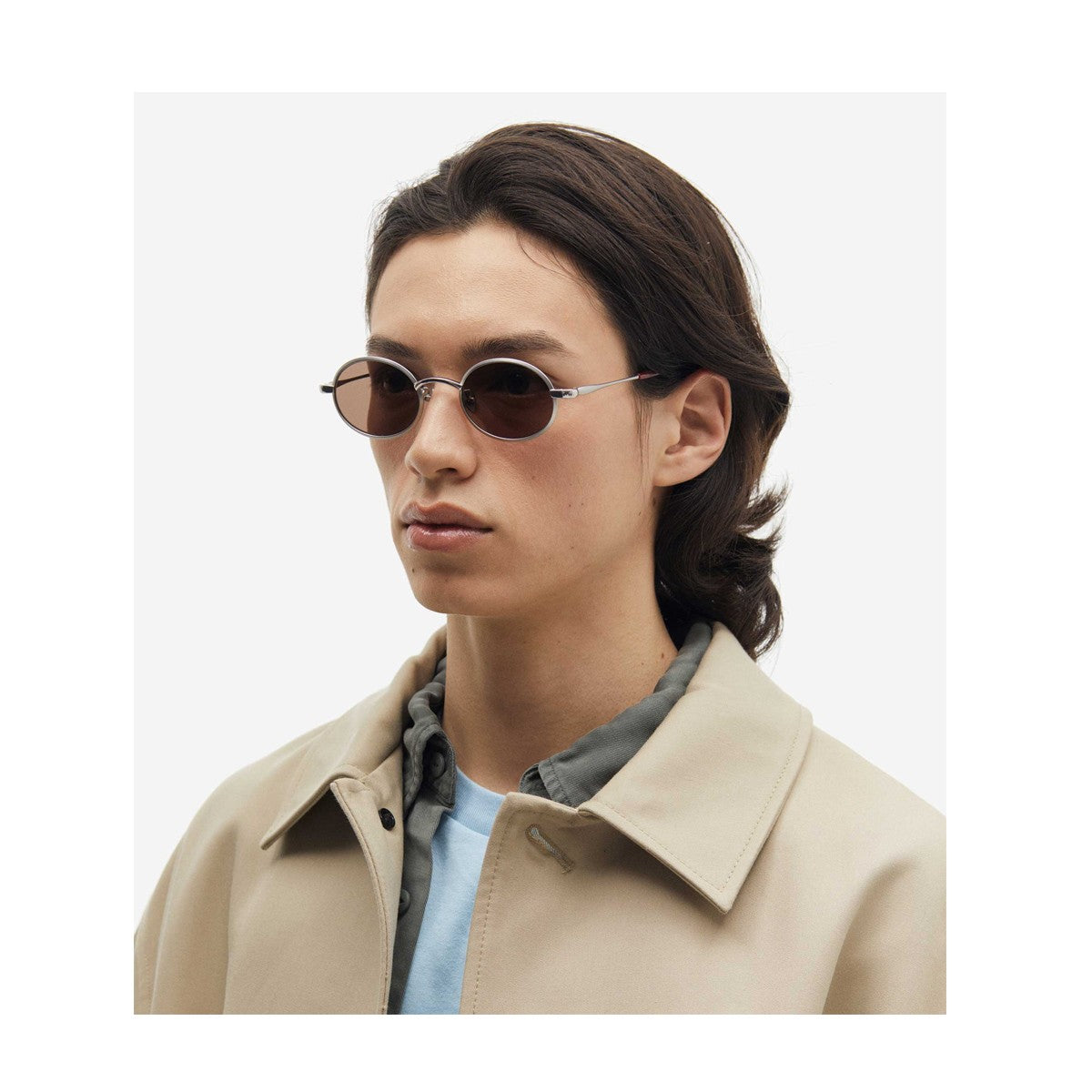 Projekt Produkt P11 Clcc7 Silver Titanio Sunglasses