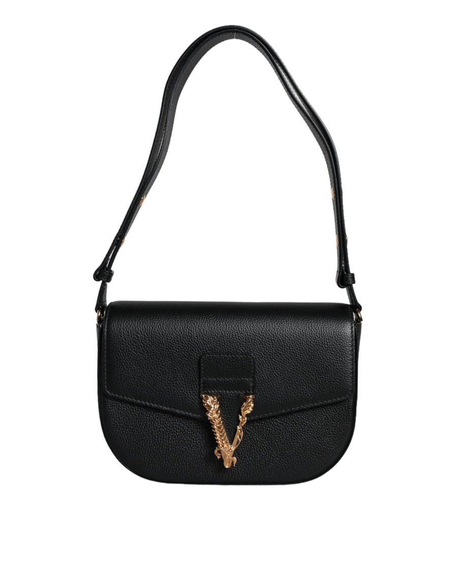 Versace 100% Calf (exterior) shoulder bag in black