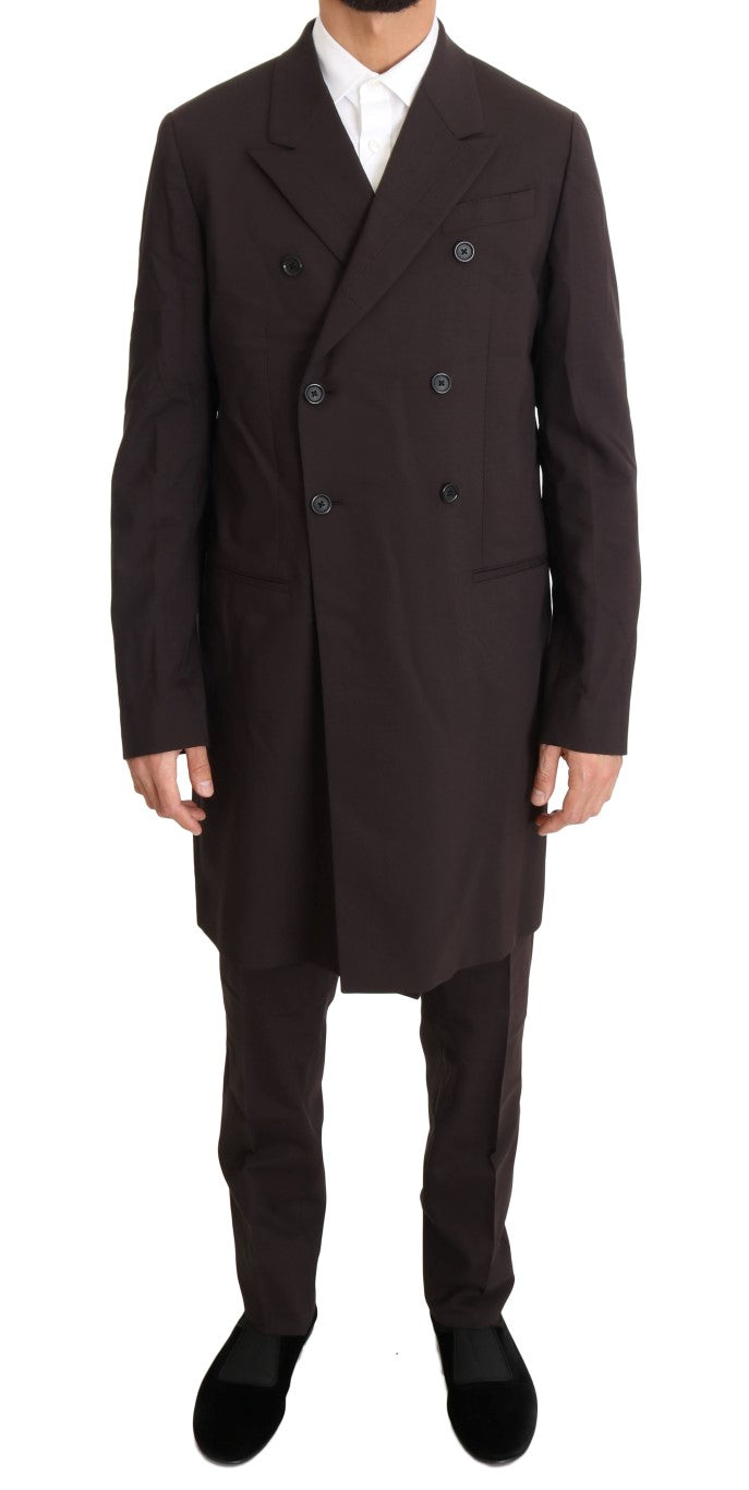 Dolce & Gabbana 97% Wool suit in bordeaux