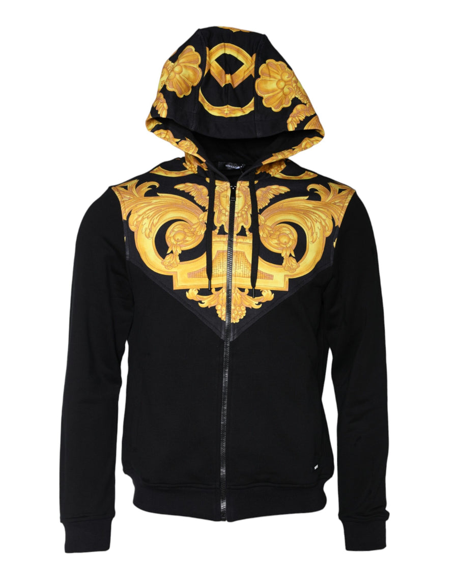 Versace 100% Cotton sweatshirt in black
