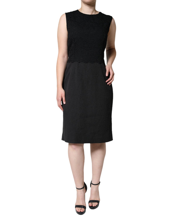 Dolce & Gabbana 35% Cotton dress in black