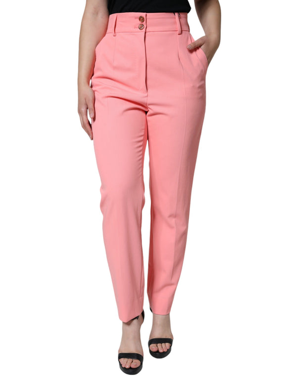 Dolce & Gabbana 57% Polyester 35% Viscose 8% Elastane trousers in pink