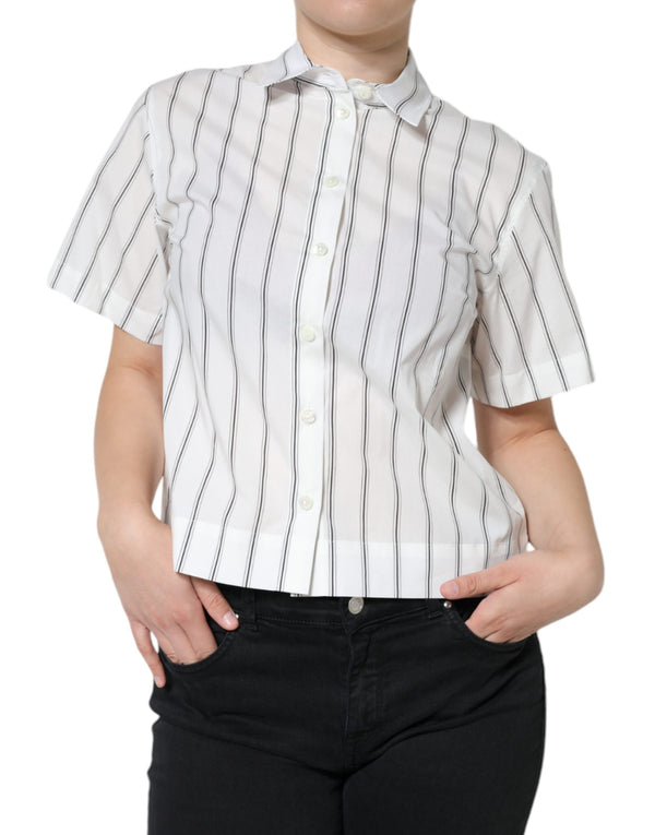 Dolce & Gabbana 97% Cotton 3% Cotton shirt in white
