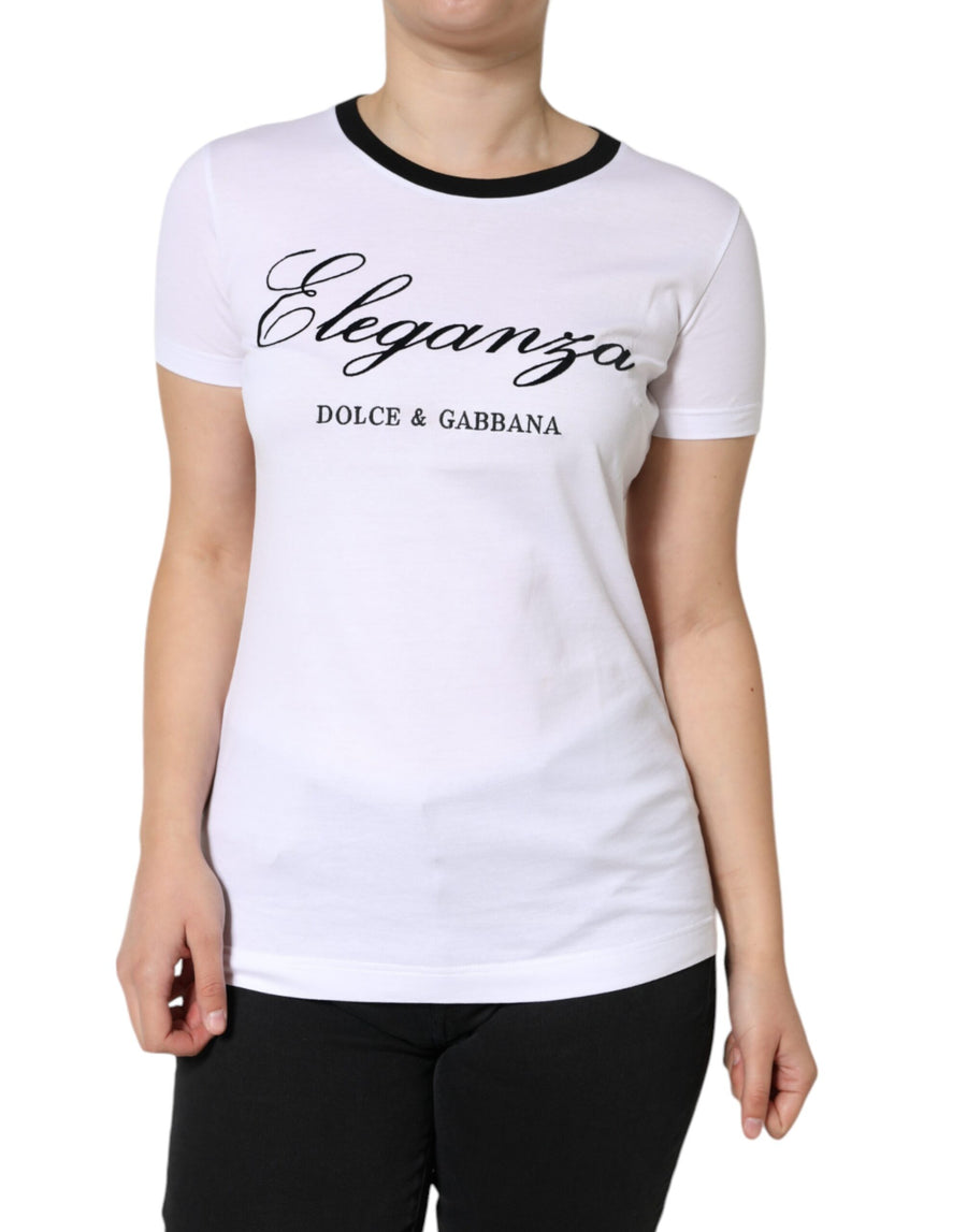 Dolce & Gabbana 100% Cotton t-shirt in white