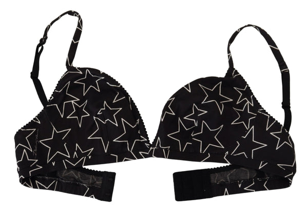 Dolce & Gabbana 100% Cotton bra in black