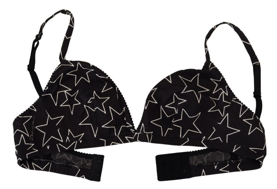 Dolce & Gabbana 100% Cotton bra in black