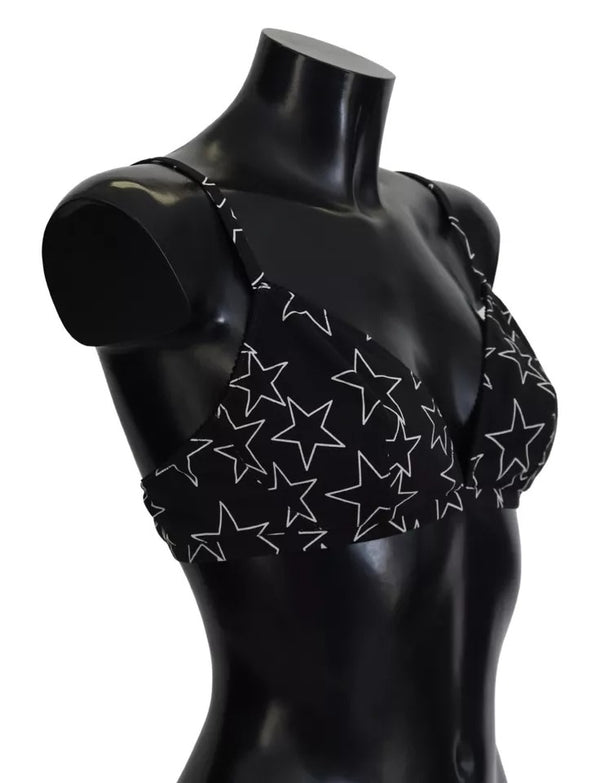 Dolce & Gabbana 100% Cotton bra top in black