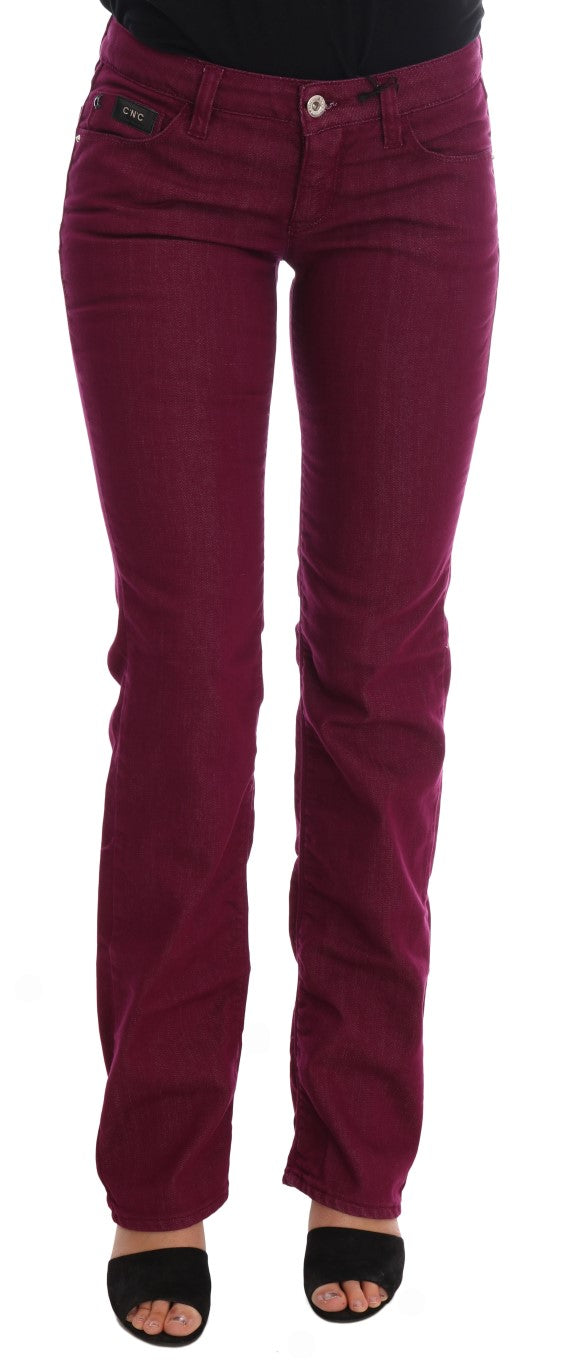 Costume National 77% Cotton jeans in red