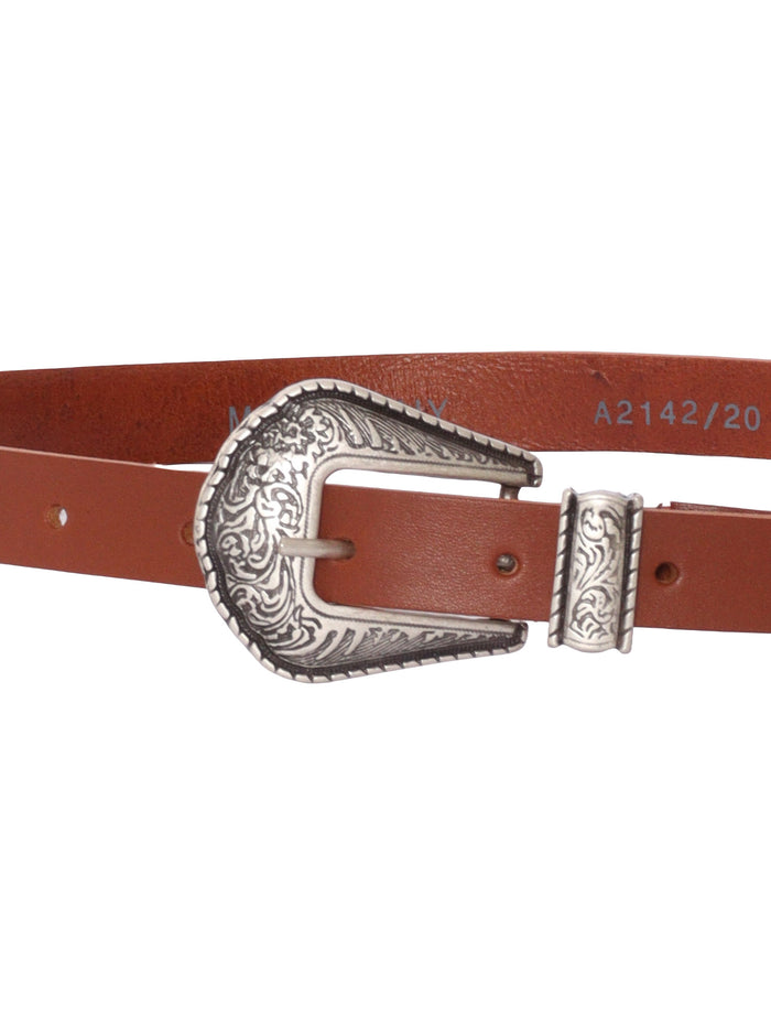 TEXAS STYLE LEATHER BELT Brown
