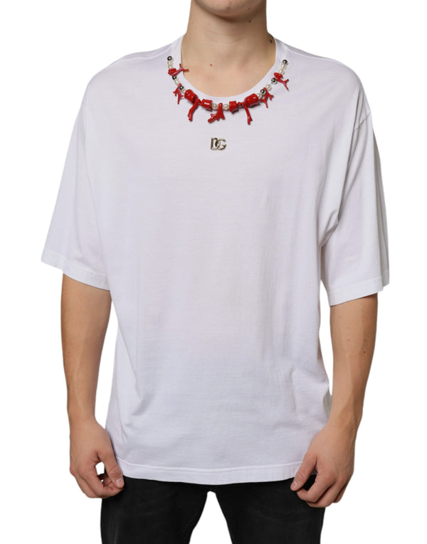 Dolce & Gabbana 100% Cotton t-shirt in white