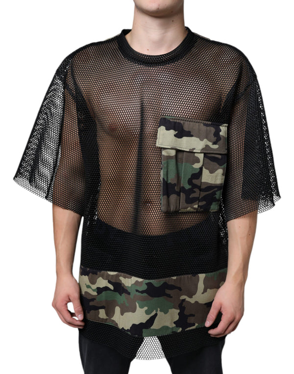 Dolce & Gabbana 53% Cotton t-shirt in black