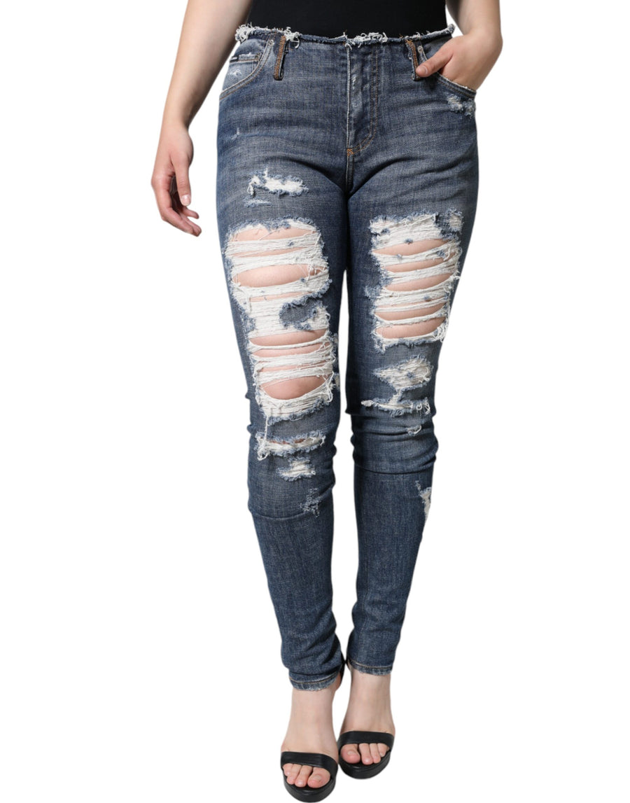 Dolce & Gabbana 98% Cotton jeans in blue