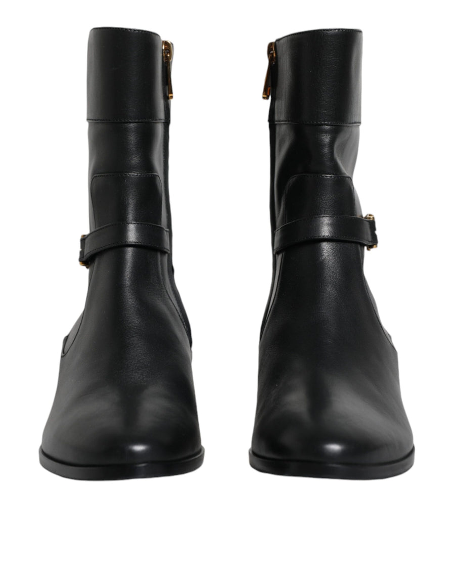 Dolce & Gabbana 100% Calf Leather boot in black