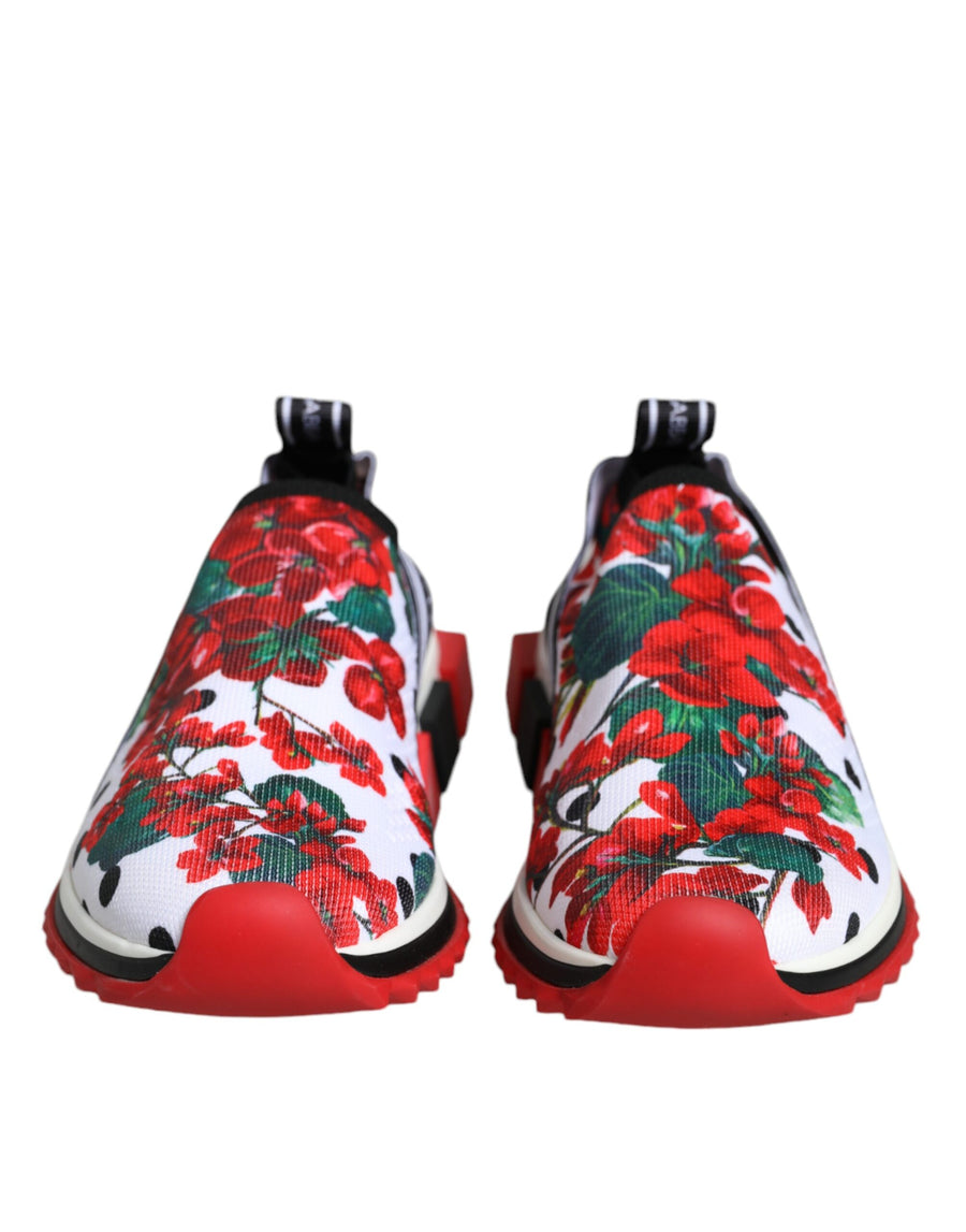 Dolce & Gabbana 70% Polyester 15% Viscose 10% Nylon 5% Elastane sneaker in multicolor