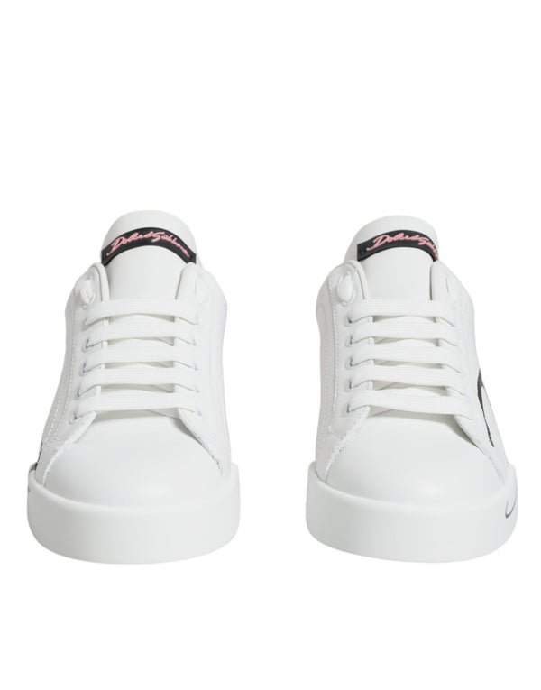 Dolce & Gabbana 100% Calf Leather sneaker in white