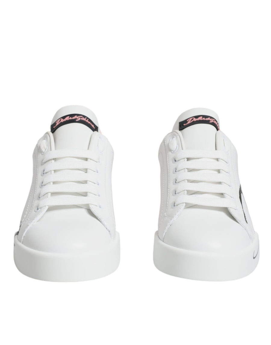 Dolce & Gabbana 100% Calf Leather sneaker in white
