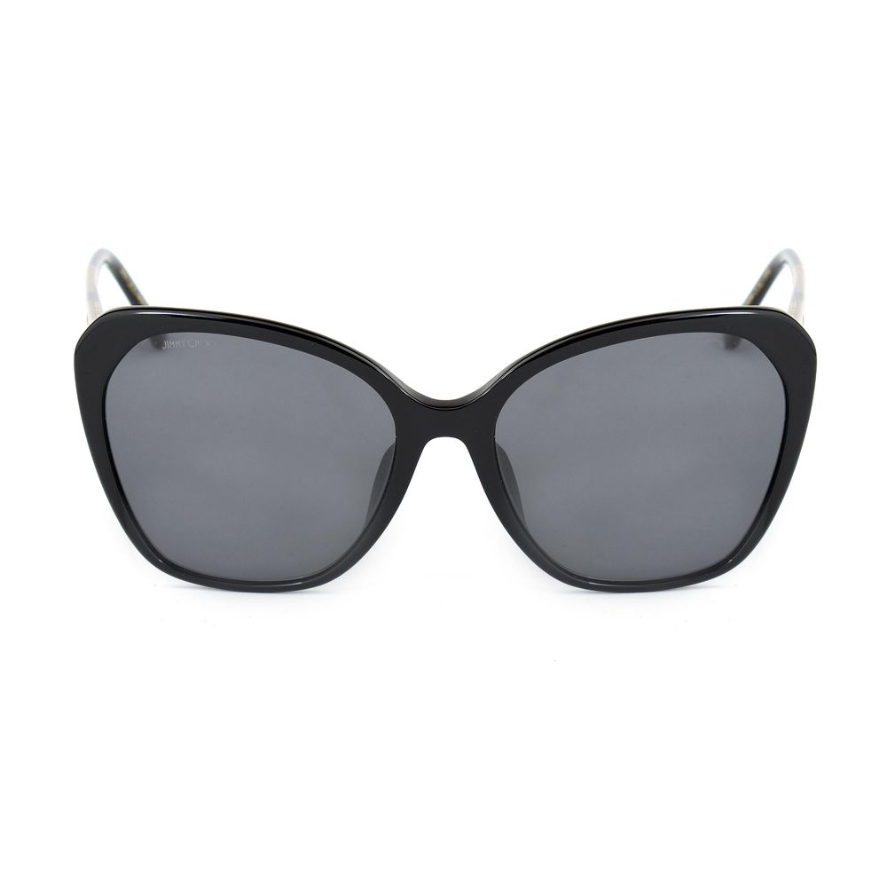 Jimmy Choo JCELEFS807AC Metal sunglasses in black — view 2
