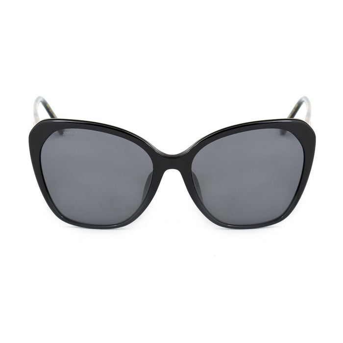 Jimmy Choo JCELEFS807AC Metal sunglasses in black — view 2