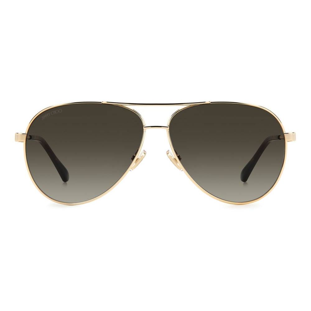 Jimmy Choo JCJIMENAS06JAC Metal sunglasses in gold — view 2