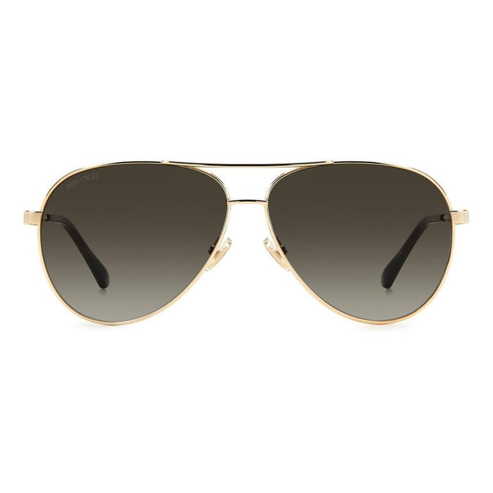 Jimmy Choo JCJIMENAS06JAC Metal sunglasses in gold — view 2