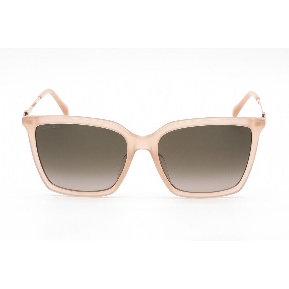 Jimmy Choo JCTOTTAGSFWMAC Metal sunglasses in pink — view 2