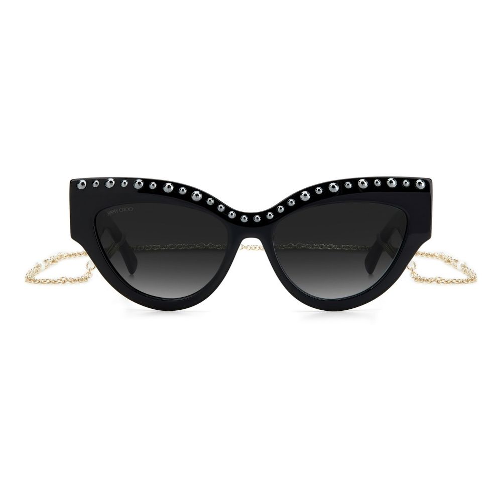 Jimmy Choo JCSONJAGNS8079OAC Acetate sunglasses in black — view 2