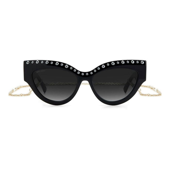 Jimmy Choo JCSONJAGNS8079OAC Acetate sunglasses in black — view 2
