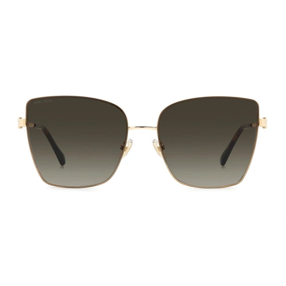 Jimmy Choo JCVELLAS06JAC Metal sunglasses in gold — view 2
