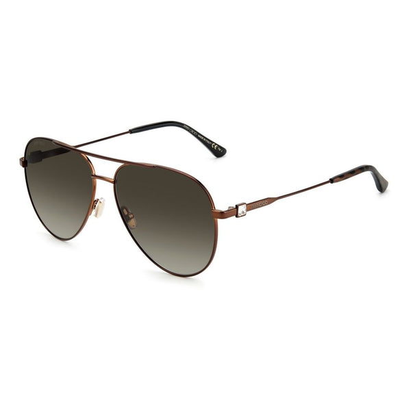 Jimmy Choo JCOLLYSJ7DAC Metal sunglasses in brown