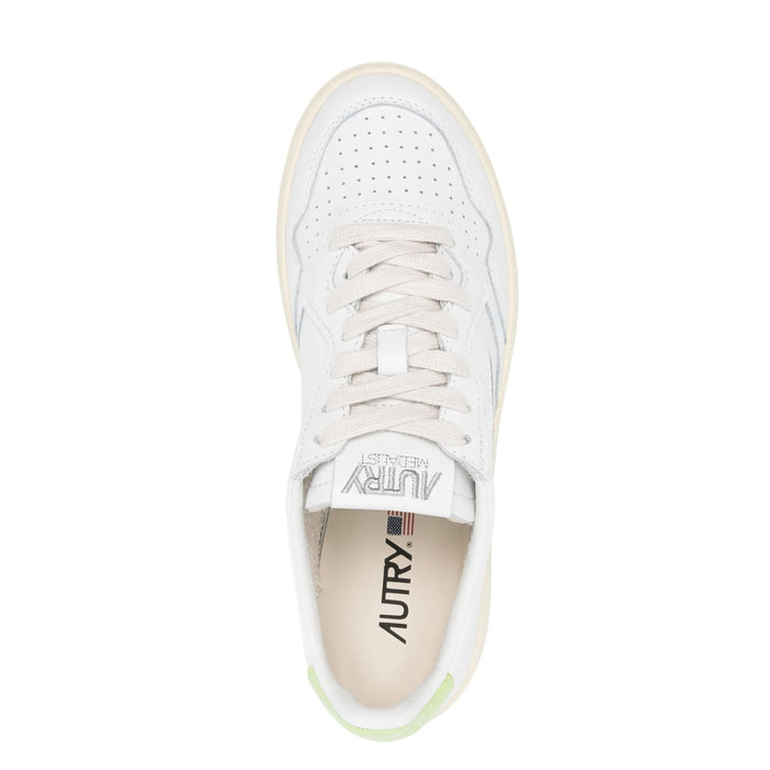Autry Medalist Leather Sneakers White