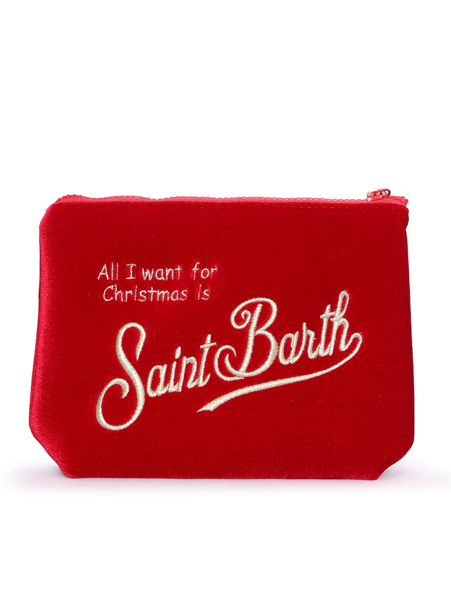 Aline Velvet-Xmas Sb 41or Emb Red Sbr Polyester Clutch Bags