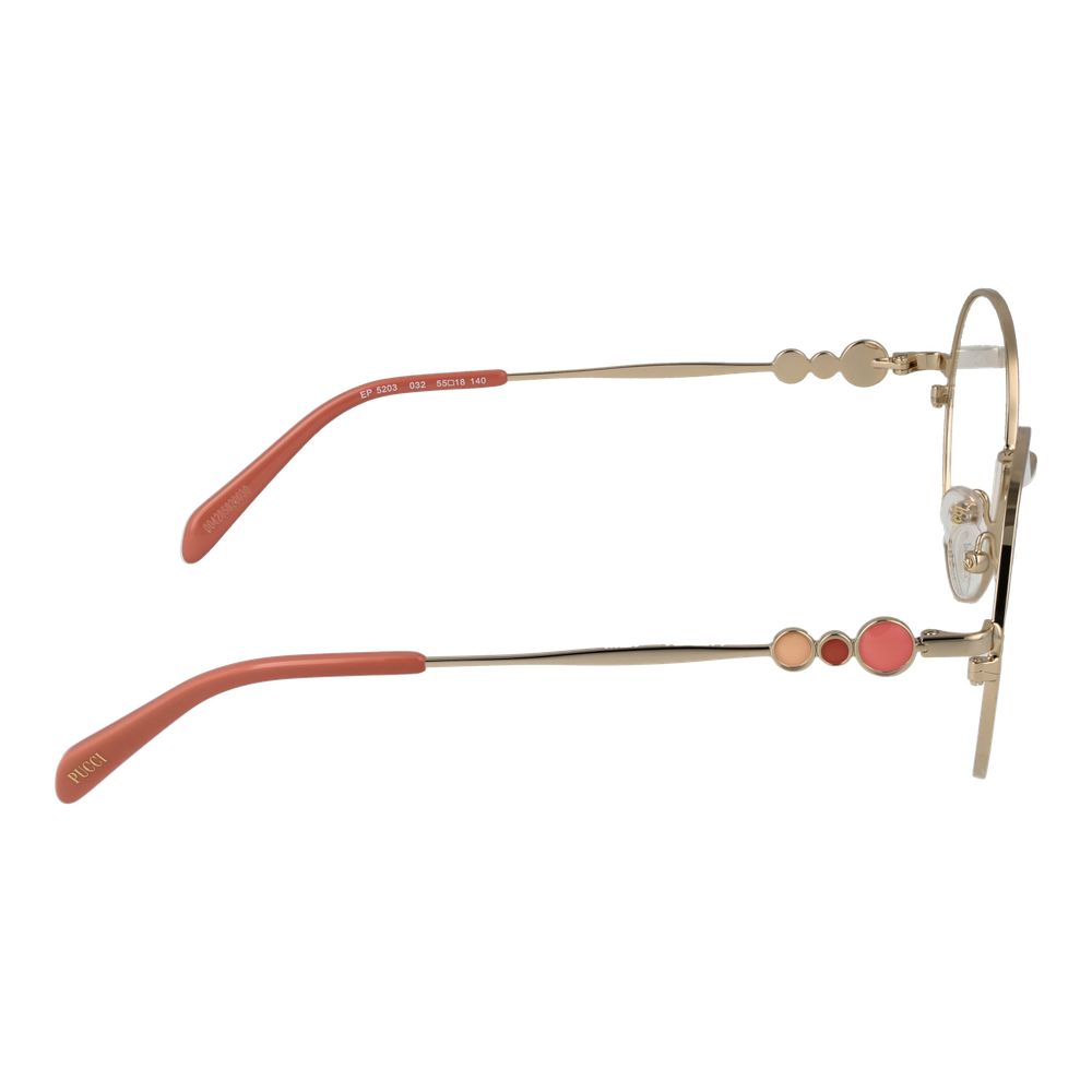 Gold Metal Glasses (frames) Accessory