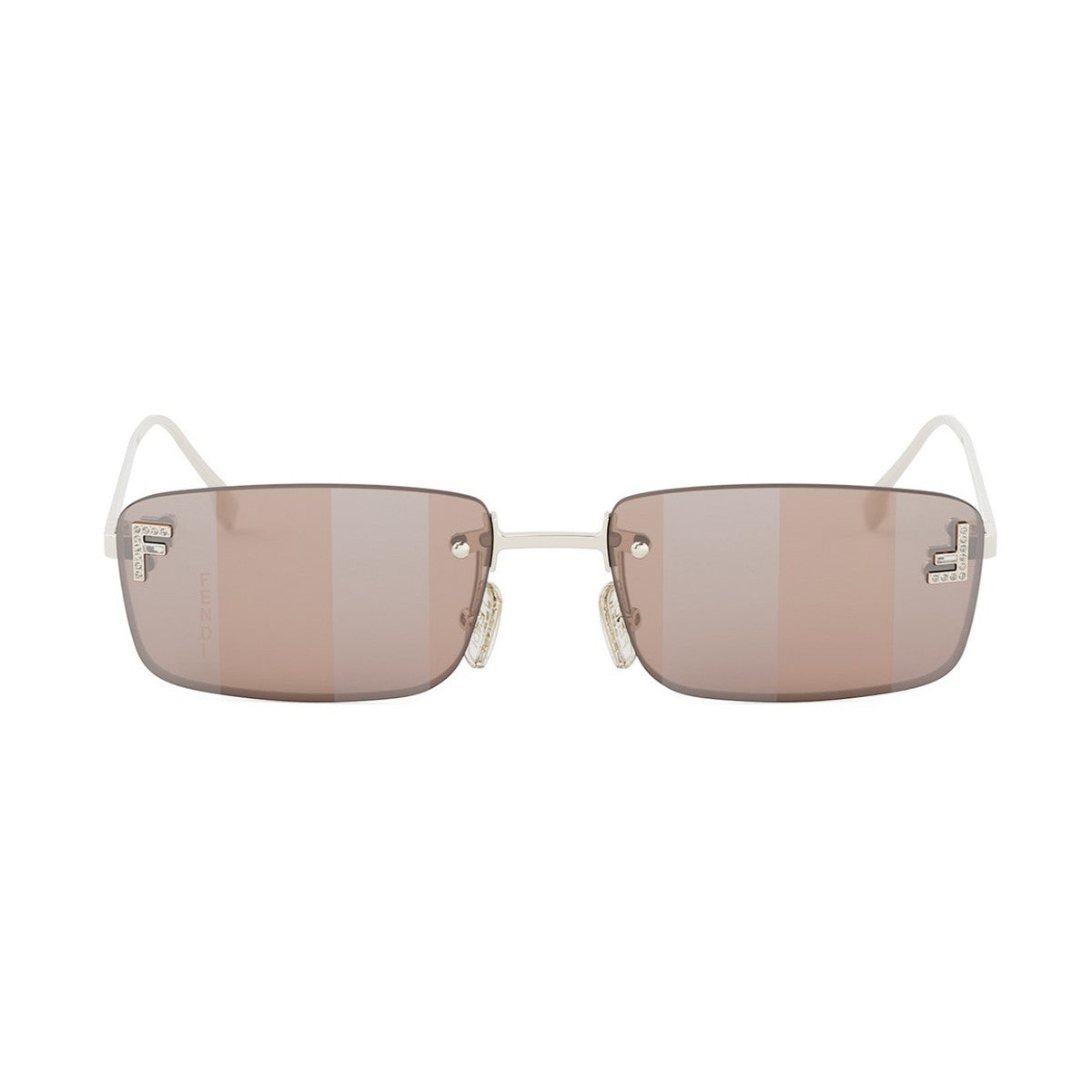 Fendi First Crystal Gold Metallo Sunglasses