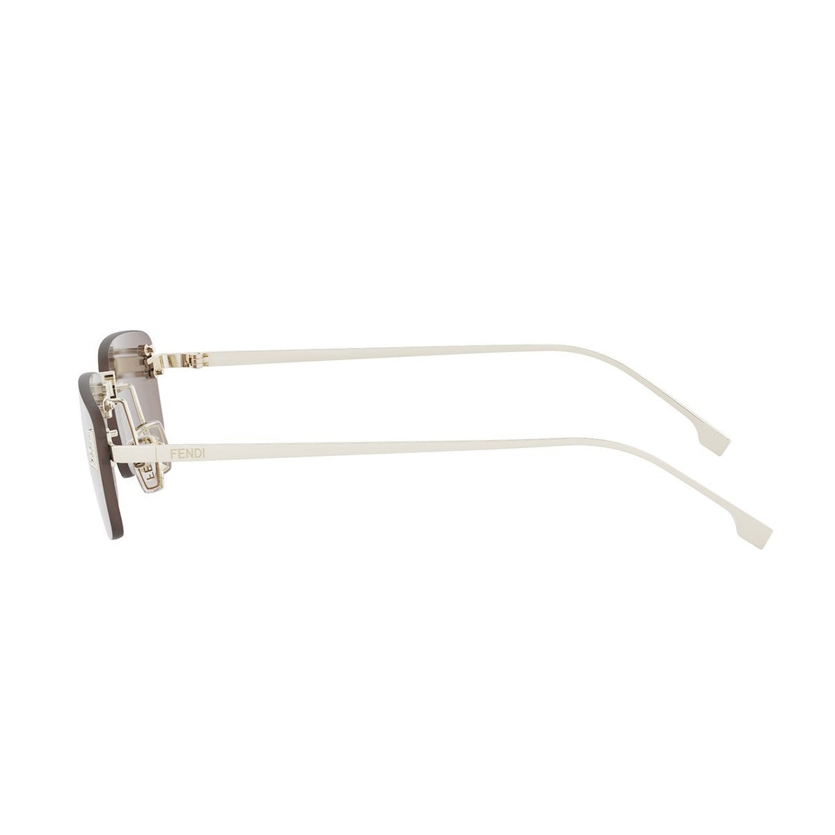 Fendi First Crystal Gold Metallo Sunglasses