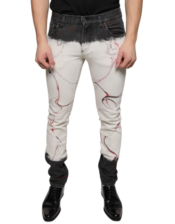 Dolce & Gabbana 98% Cotton 2% Elastane Stretch jeans in multicolor