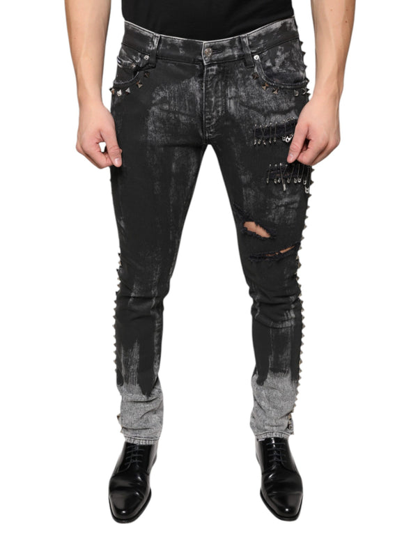 Dolce & Gabbana 98% Cotton jeans in black