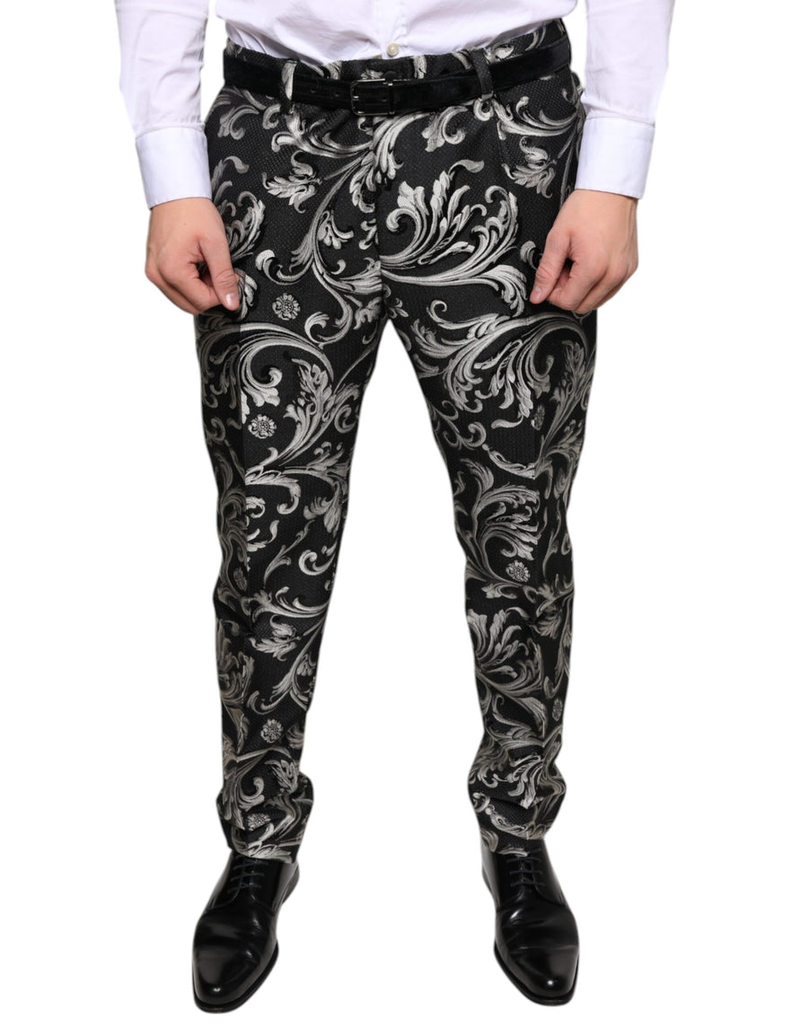 Dolce & Gabbana 100% Polyester trousers in black