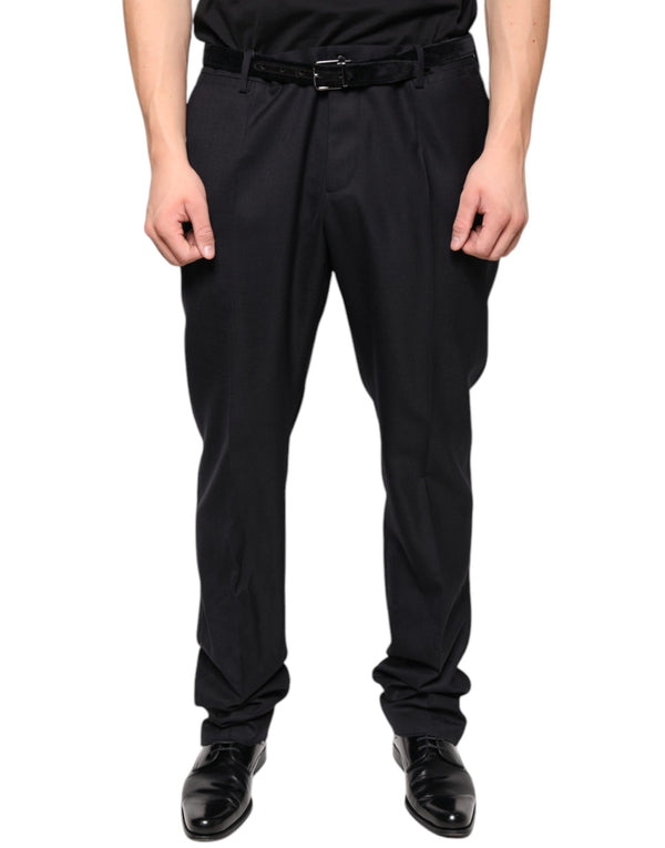 Dolce & Gabbana 100% Wool trousers in black
