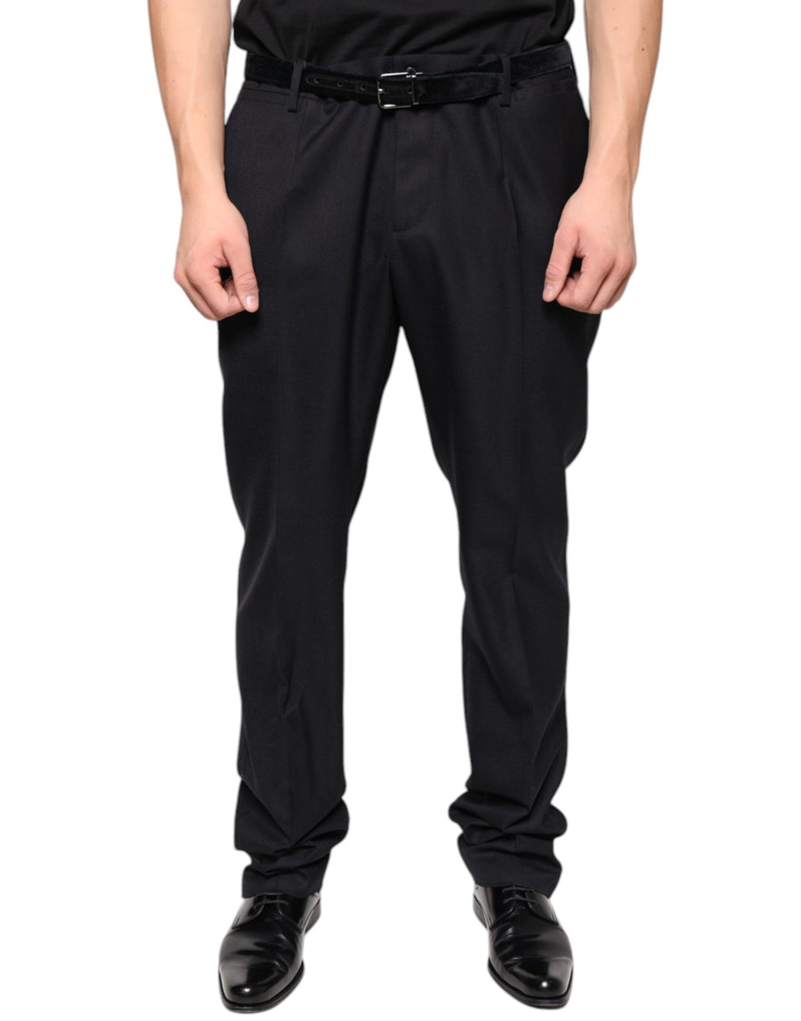Dolce & Gabbana 100% Wool trousers in black