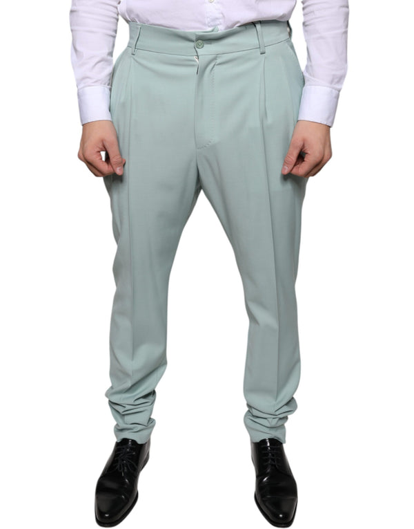 Dolce & Gabbana 98% Cotton 2% Elastane trousers in green