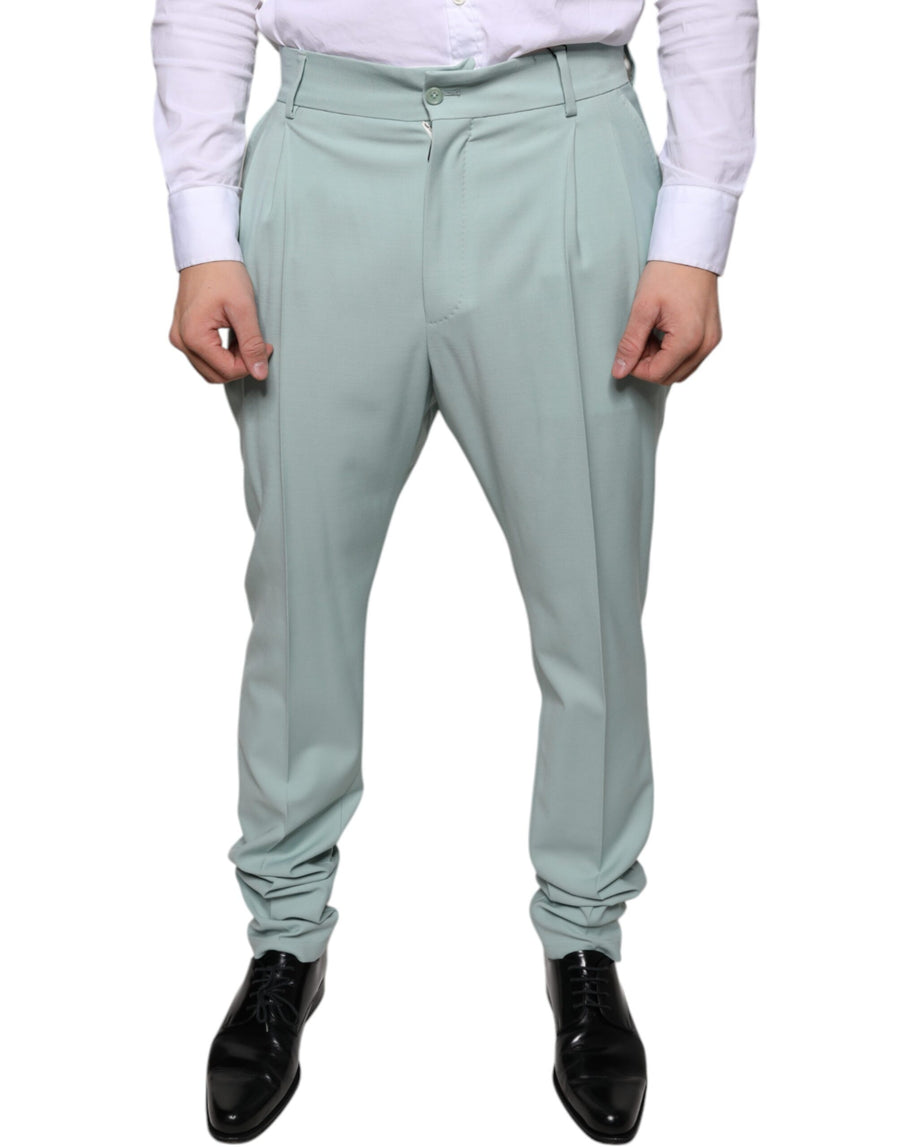 Dolce & Gabbana 98% Cotton 2% Elastane trousers in green
