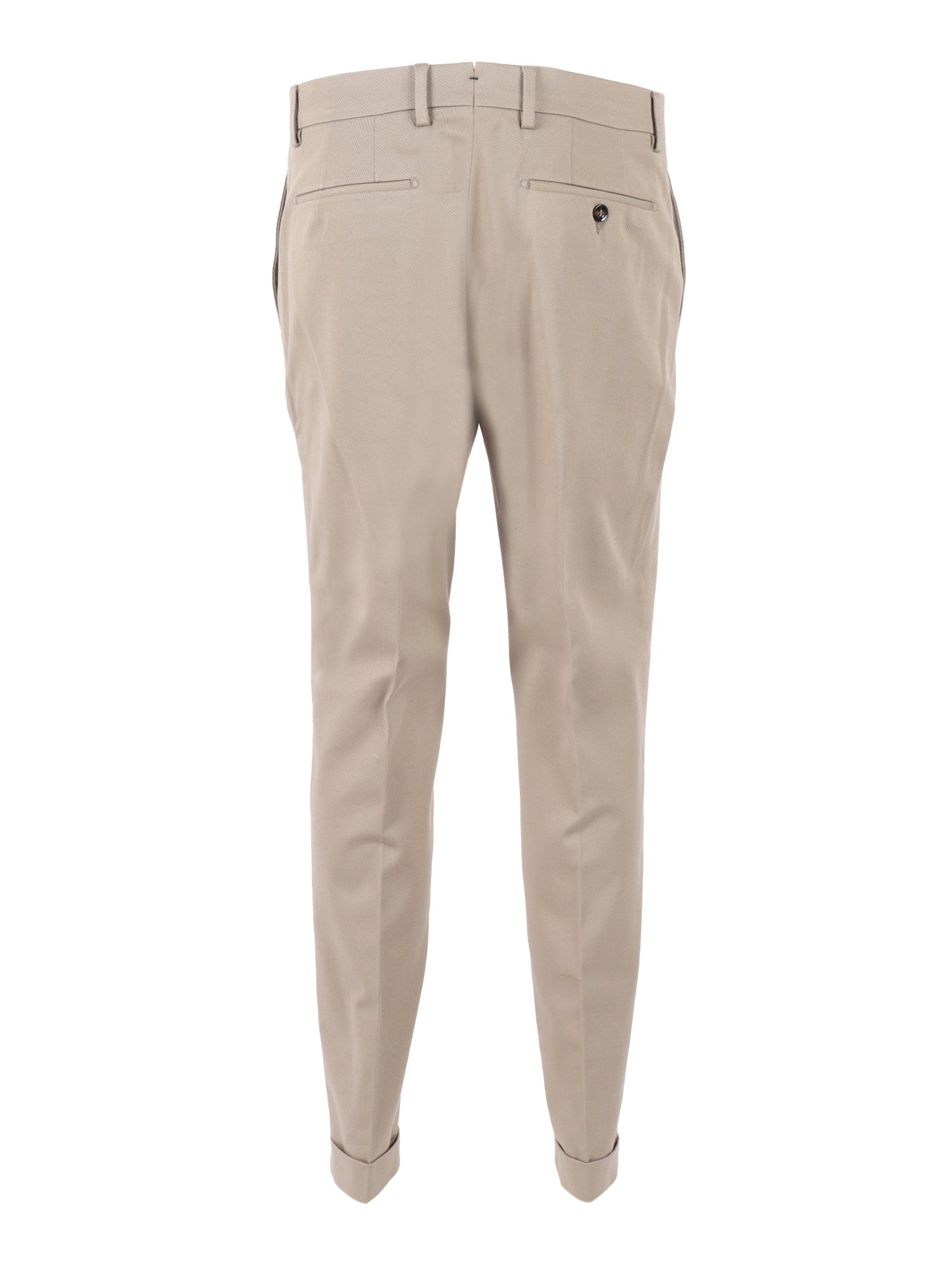 Yretro Long Pants Green Cotton Elastane