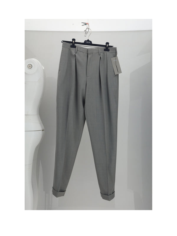 Trousers Grey Viscose