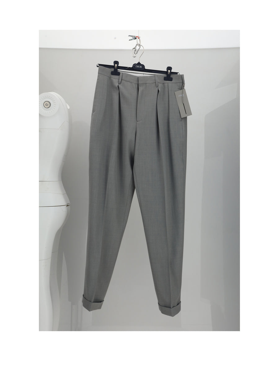 Trousers Grey Viscose